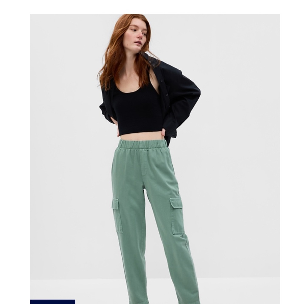 Gap Midrise twill S Tall  Cargo Pants 27 inseam